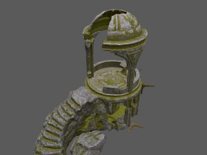 old temple 3D Model