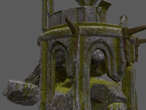 old temple 3D Model