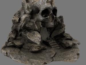 skull cave 3Dモデル