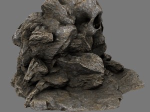 skull cave 3Dモデル