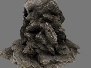 skull cave 3Dモデル