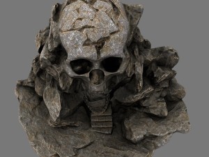 skull cave 3Dモデル