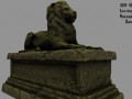 lion statue Model 3D