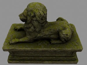 lion statue 3D Model