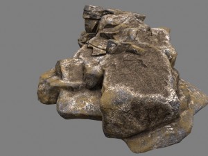 rock 01 3D 模型