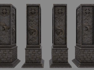 pillar 3D Model