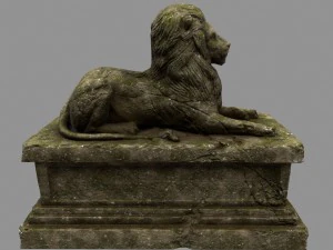 lion staue 3D Model