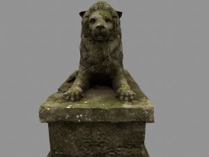 lion staue 3D Model