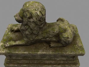 lion staue 3D Model