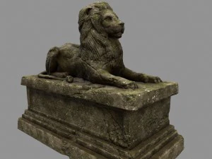 lion staue 3D Model