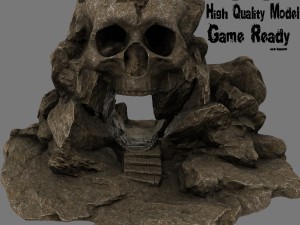 skull cave 3D मॉडल