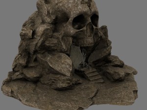 skull cave 3D Модель