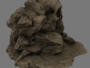 skull cave 3D Модель