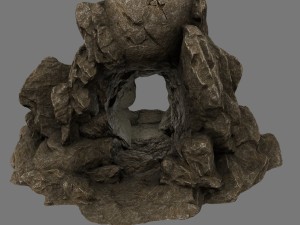 skull cave 3D Модель