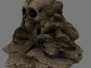 skull cave 3D Модель