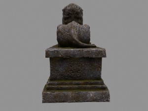 lion statue Modelo 3D