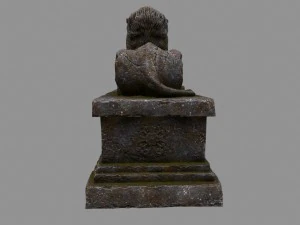 lion statue 3D Model