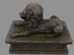 lion statue 3D Model