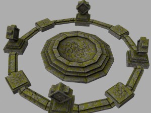 temple Model 3D