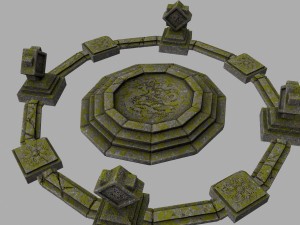 temple Model 3D