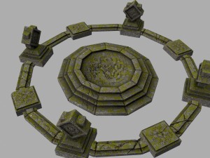 temple Model 3D