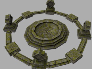 temple Model 3D