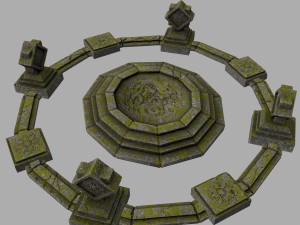 temple Model 3D
