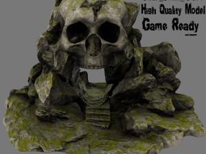skull cave 3D मॉडल