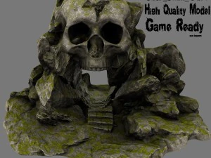 kafatası mağarası 3D Model