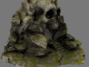 skull cave 3D Model