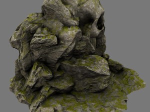 skull cave 3D Model