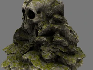 skull cave 3D Model