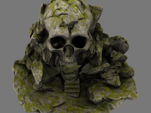 skull cave 3D Model