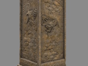 pillar 3D 모델