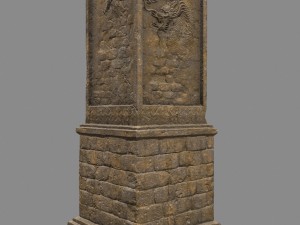 pillar 3D 모델