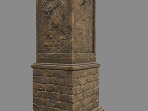 pillar 3D 모델