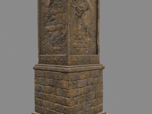 pillar 3D 모델