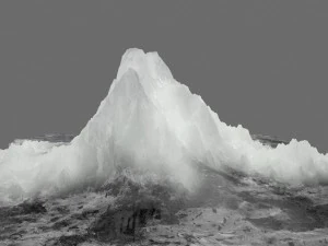 g&oacute;ra lodowa Model 3D