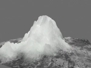 g&oacute;ra lodowa Model 3D