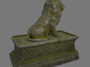 lion staue 01 3D Model