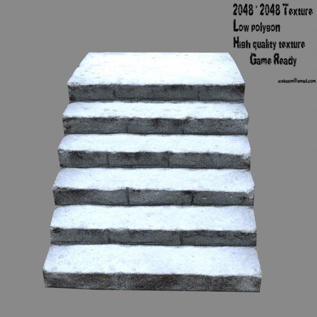 stairs 3Dモデル .c4d .max .obj .3ds .fbx .stl .blend 