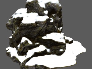 skull cave 02 3Dモデル