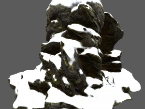 skull cave 02 3D Model