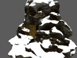 skull cave 02 3Dモデル