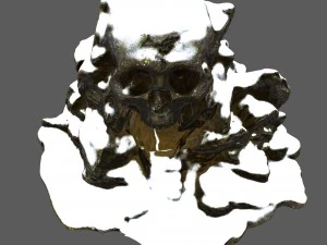 skull cave 02 3D Model