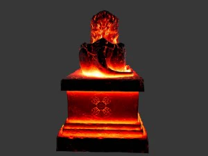 lion staue 01 3D Model