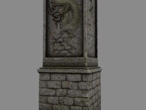 pillar 3D 모델