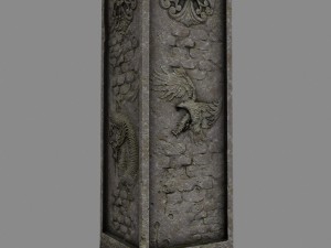 pillar 3D 모델