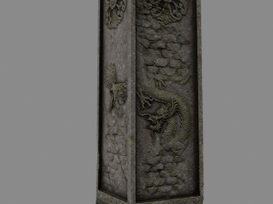 pillar 3D 모델
