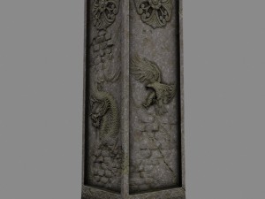 pillar 3D 모델
